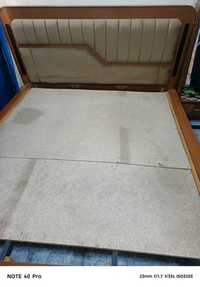 wood bed