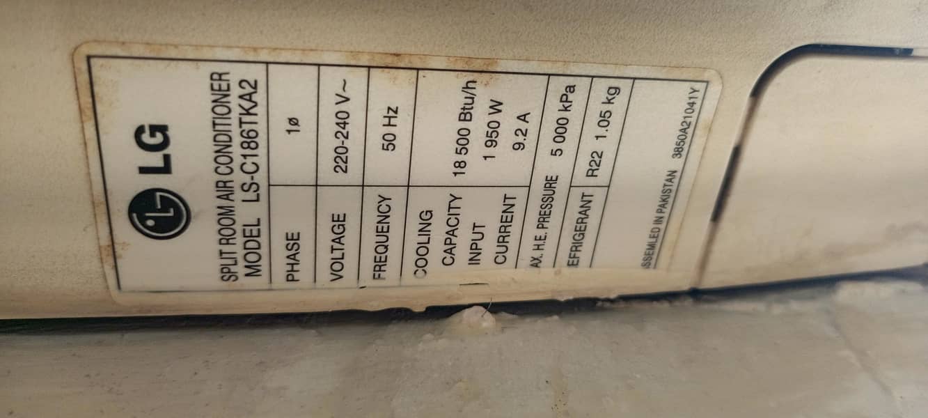 LG GOLD SPLIT AC 1