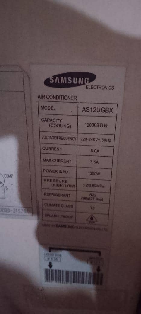 AC SPLIT SAMSUNG 4