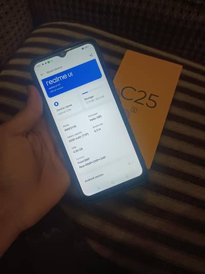 realme c25s 4/64 with box