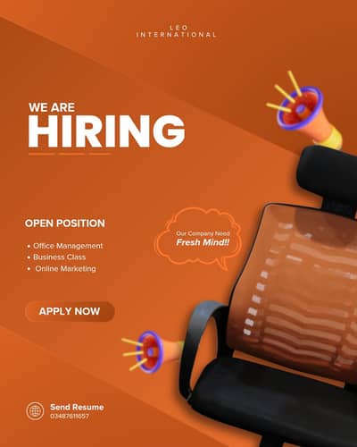 URGENT HIRING MALE AND FEMALE STAFF FOR OFFICE AND ONLINE WORK