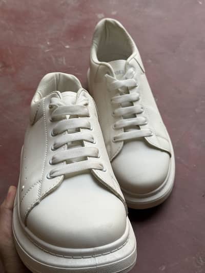 White sneaker shoes
