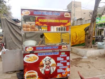 Burger Counter with Frier Complete Setup for Sale