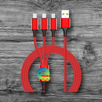 3-in-1 mobile data cable is a versatile accessory Micro, C type IOS