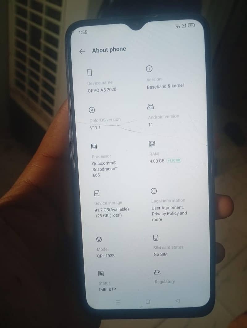 oppo A5 6