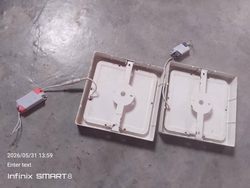 square down light 17