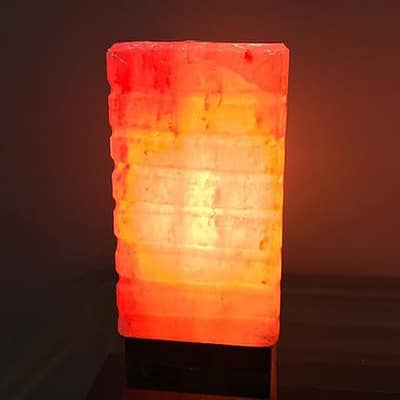 Branded pink salt lamp with warranty