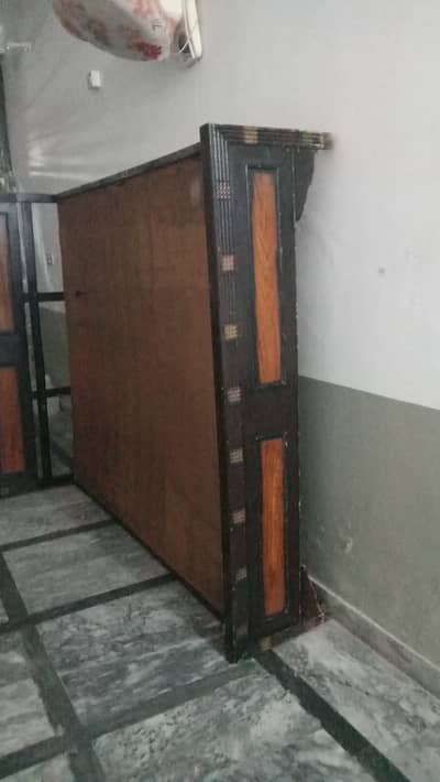 Wooden Double Bed for Sale – Good Condition