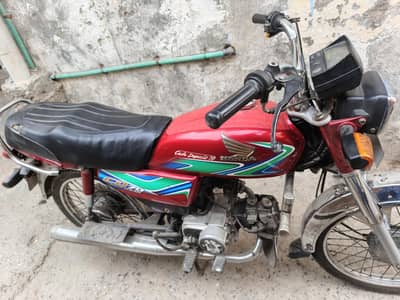 Honda CD 70 2018 for sale contact after 7pm