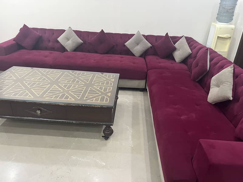 L-shaped sofa set 3