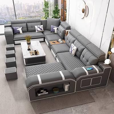 U shape sofa-sofa set-living sofa