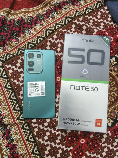 infinix note 50 256 gb just 3 manth used argent sale