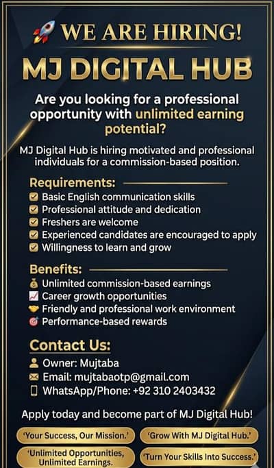 Earn up to PKR 100,000/month. 