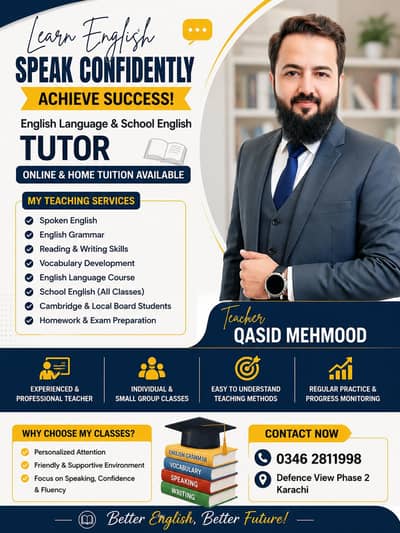  English Language & School English Tutor Available 