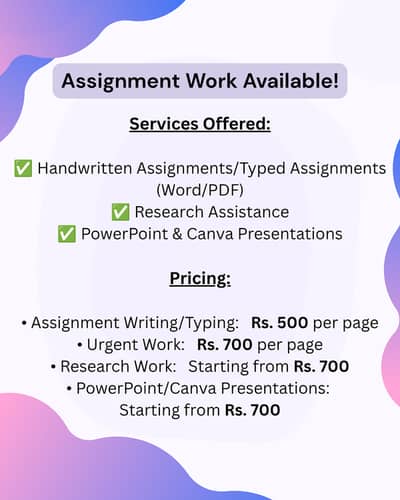 Assignment writing