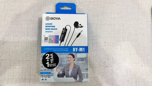 BOYA BY-M1 Clip Mic | 3.5mm Jack | Professional Lavalier Mic | Excelle