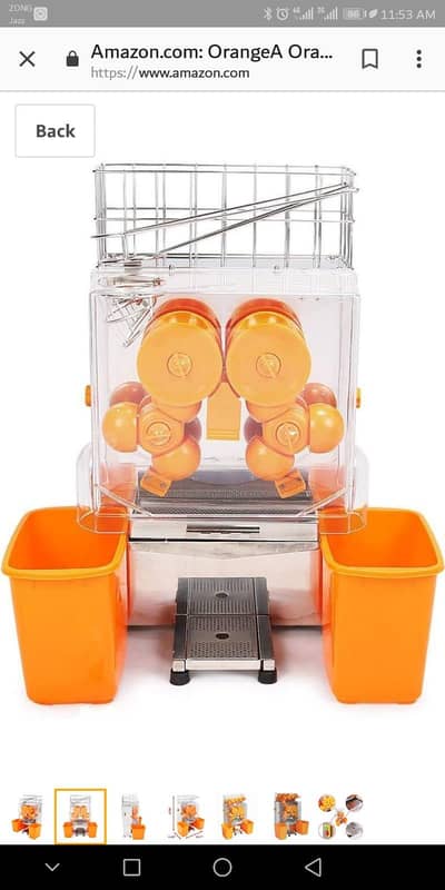 orange juicer machine semi automatic