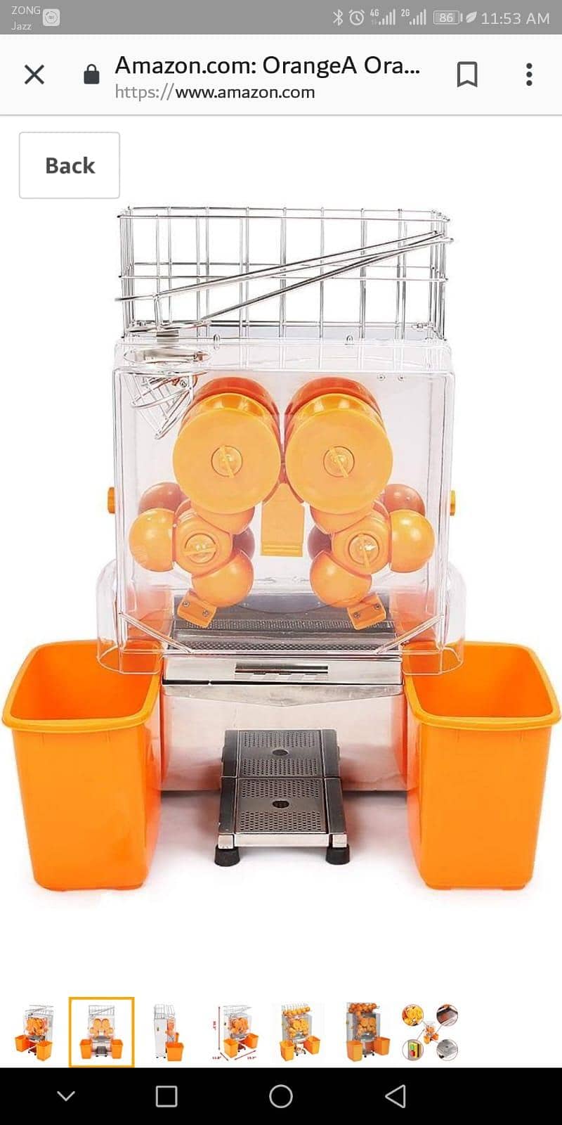 orange juicer machine semi automatic 0