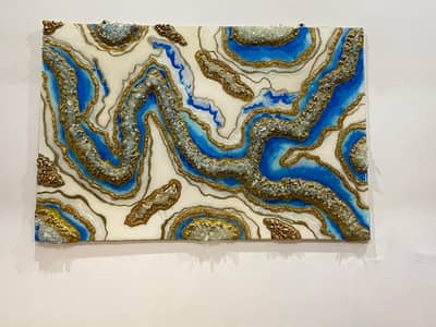 Resin Geode Art ( wall Hanging )