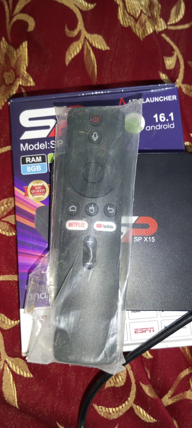 Android LED Smart Device. with voice remote 2