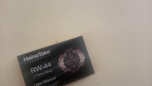 HainoTeko GT4 AMOLED Smart Watch | 3 Straps | RW-44 | New