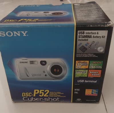 Sony Cyber-Shot Box, Charger and All Books