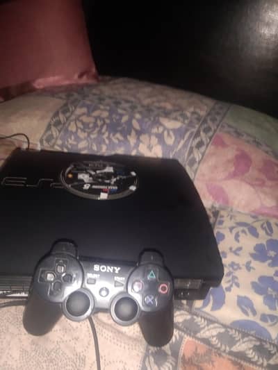 ps 3 slim with 10 to 12 game discs in mint condition