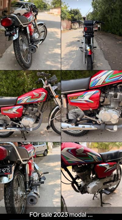 Honda 125 Red color 2023