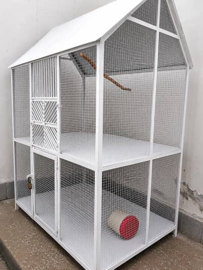 two portion full size cages for every type of birds and cats and dog