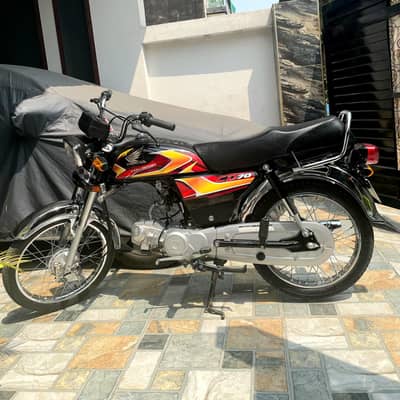 Honda CD 70 Black 2026 sticker | Original Documents
