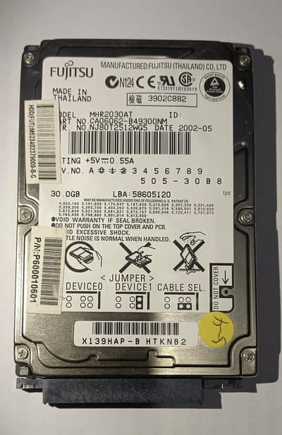 30GB External hard drive