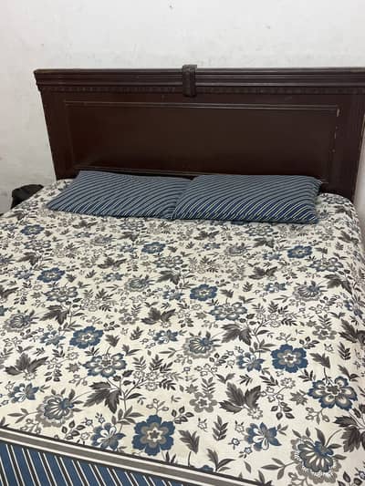 Double bed with molty foam used bed