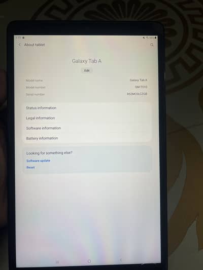 Samsung tablet A