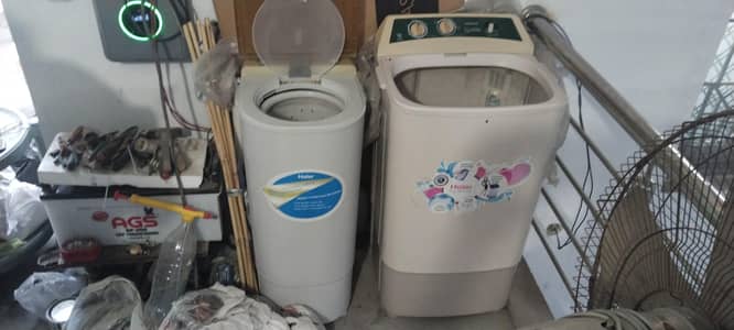 Haier washing machine and dryer
