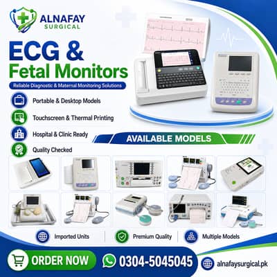 ECG Machine Fetal Monitor CTG Machine for Sale in Pakistan