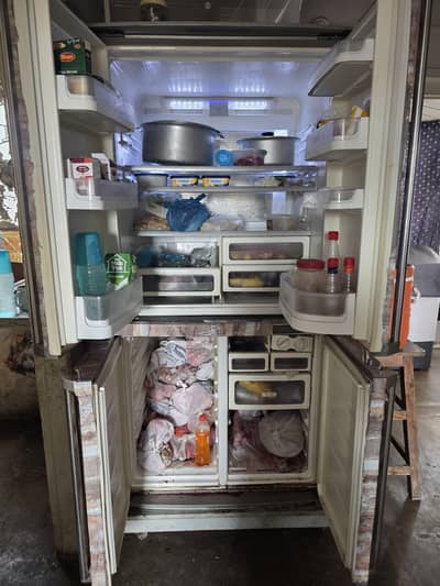 sharp 4 door refrigerator