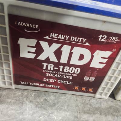 Exide 12volt 185Ah tall tabular battery