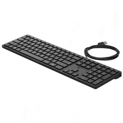 HP 320K Wired Desktop Keyboard UK Imported