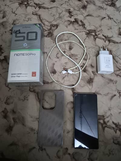 Infinix Note 50 Pro With Box Condition 8/10