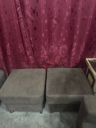 L shape sofa set