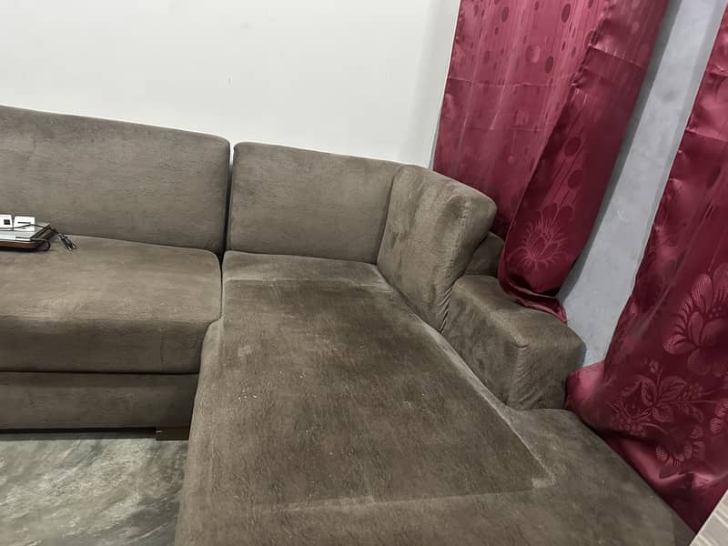 L shape sofa set 2