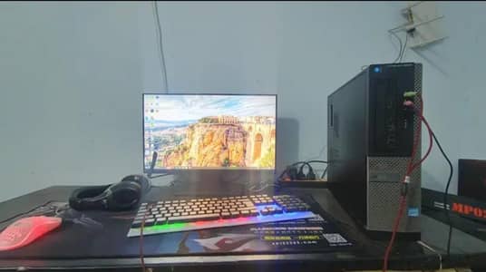 Full Gaming Pc with Borderless 24" led for sale