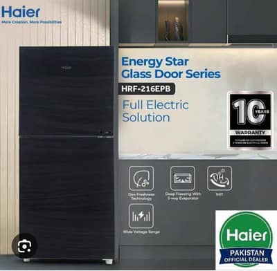 Hair HRF 216-EB/EP 168L Refrigerator Glass door