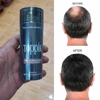 Premium Toppik Hair Building Fibers | Natural Hair Fill Effect Toppik