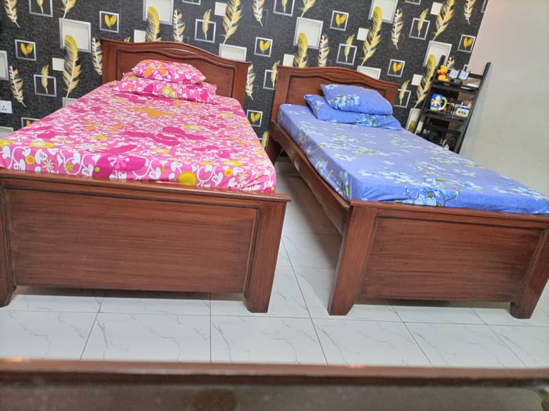 single bed pair 1