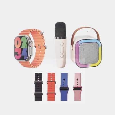 Smart Watch with Bluetooth 5.3 & 4 Styles Wristbands