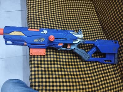 Nerf longshot blaster without extensions or darts