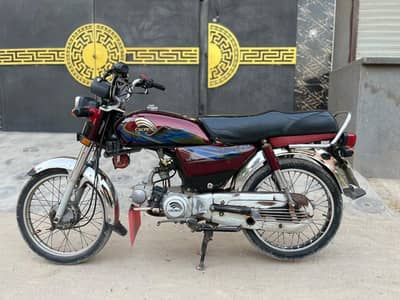 Crown Hd plus total ok 70cc kickstart no issues