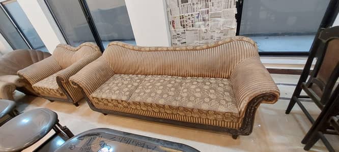 Two Sofa sets, 1-2-3 seaters