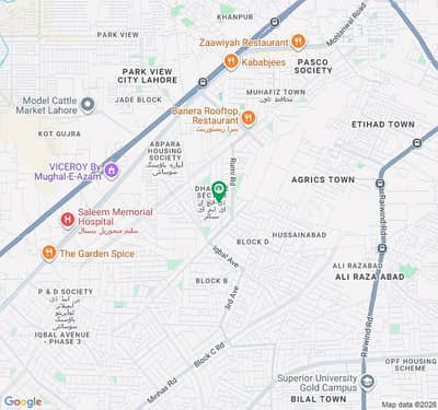 1 Kanal Facing Park Plot Available For Sale At Abpara Housing Society Near Eme Kanal Road